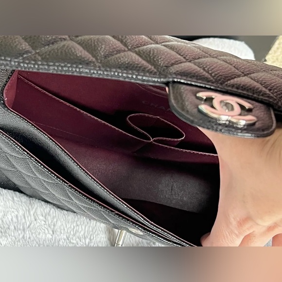 Chanel Timeless Classic Medium Double Flap Bag Caviar Leather, Mother’s Day Gift - Picture 11 of 14